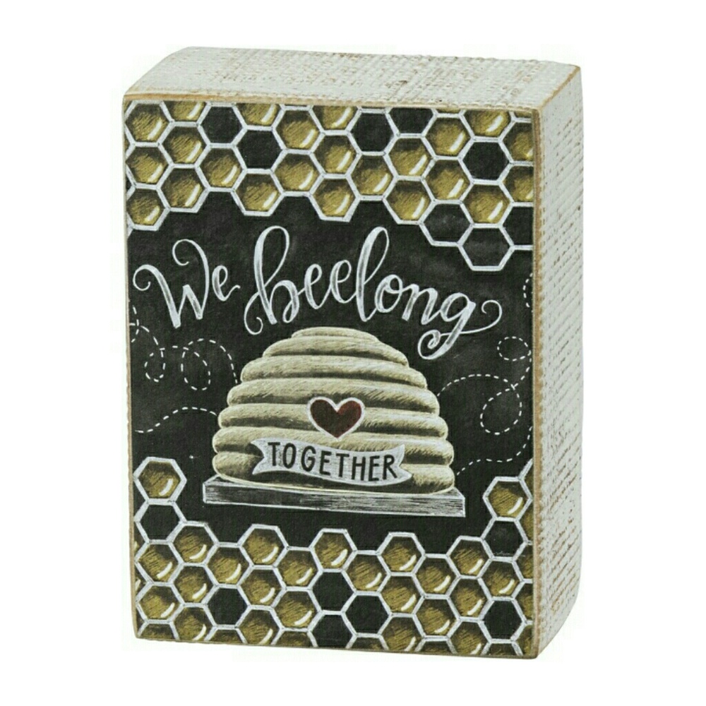 "Beelong Together" box sign